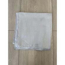Starlit Satin Square Headscarf - Pale Silver-Squares-The Little Tichel Lady