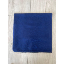 Starlit Satin Square Headscarf - Navy-Squares-The Little Tichel Lady