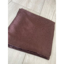 Starlit Satin Square Headscarf - Chocolate Brown-Squares-The Little Tichel Lady