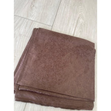 Starlit Satin Square Headscarf - Cocoa-Squares-The Little Tichel Lady
