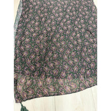 Cozy Israeli Print Headwrap + Tassel Details - Olive Paisley-Long Wrap-The Little Tichel Lady