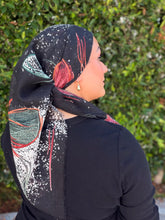 Butterfly Pop Textured Cotton Square - Rust/Green-square-The Little Tichel Lady
