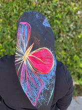 Butterfly Pop Textured Cotton Square - Blue/Pink-square-The Little Tichel Lady