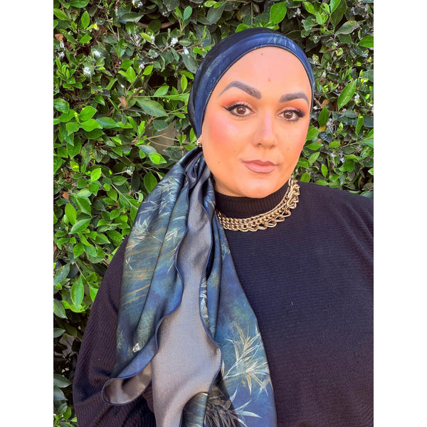 Yomi - Rinati Lakel, Luxe Navy & Deep Green-Specialty Items-The Little Tichel Lady