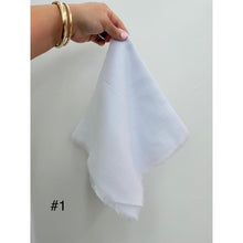 Turkish Cotton Textured Solid Squares Tichel-Squares-The Little Tichel Lady
