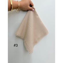 Turkish Cotton Textured Solid Squares Tichel-Squares-The Little Tichel Lady