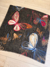 Butterfly Pop Textured Cotton Square - Multi-square-The Little Tichel Lady