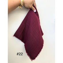 Turkish Cotton Textured Solid Squares Tichel-Squares-The Little Tichel Lady