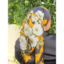 Dior Authentic Designer Headscarf, Floral-Designer headscarf-The Little Tichel Lady