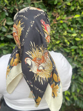 Ferragamo Authentic Vintage Designer Headscarf, Birds of a Feather-Designer headscarf-The Little Tichel Lady