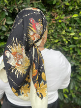 Ferragamo Authentic Vintage Designer Headscarf, Birds of a Feather-Designer headscarf-The Little Tichel Lady