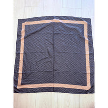 Classic Inspired G Print Square - Black/Neutral-Squares-The Little Tichel Lady