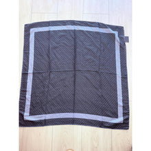 Classic Inspired G Print Square - Black/Gray-Squares-The Little Tichel Lady