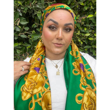 Chanel Authentic Vintage Designer Headscarf, Jewels & Gemstones - XL Size-Designer headscarf-The Little Tichel Lady