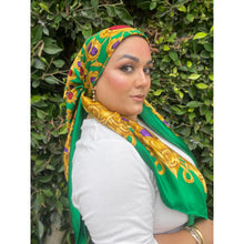 Chanel Authentic Vintage Designer Headscarf, Jewels & Gemstones - XL Size-Designer headscarf-The Little Tichel Lady
