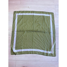 Classic Inspired G Print Square - Olive-Squares-The Little Tichel Lady