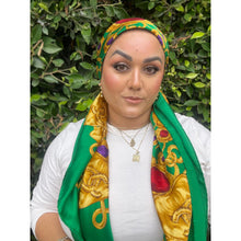 Chanel Authentic Vintage Designer Headscarf, Jewels & Gemstones - XL Size-Designer headscarf-The Little Tichel Lady