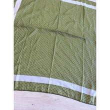 Classic Inspired G Print Square - Olive-Squares-The Little Tichel Lady