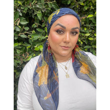 Gucci Authentic Vintage Designer Headscarf, Fruit Border Design-Designer headscarf-The Little Tichel Lady