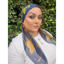 Gucci Authentic Vintage Designer Headscarf, Fruit Border Design-Designer headscarf-The Little Tichel Lady
