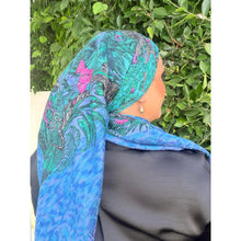 Fendi Authentic Vintage Designer Headscarf, Oasis-Designer headscarf-The Little Tichel Lady
