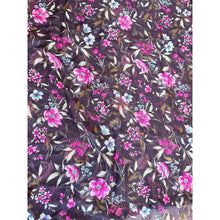 Israeli Gauzy Floral Wrap - Black-Long Wrap-The Little Tichel Lady