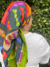 Gucci Authentic Vintage Designer Headscarf, Braided Yarn & Spools-Designer headscarf-The Little Tichel Lady