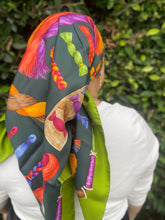 Gucci Authentic Vintage Designer Headscarf, Braided Yarn & Spools-Designer headscarf-The Little Tichel Lady