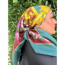 Burberry Authentic Designer Headscarf, Regal Lions-Designer headscarf-The Little Tichel Lady