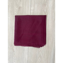 Elegant Metallic Square Headscarf - Cranberry-Squares-The Little Tichel Lady