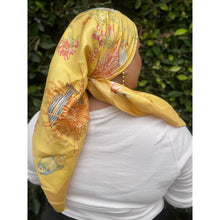 Ferragamo Authentic Vintage Designer Headscarf, Under The Golden Sea-Designer headscarf-The Little Tichel Lady