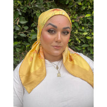 Ferragamo Authentic Vintage Designer Headscarf, Under The Golden Sea-Designer headscarf-The Little Tichel Lady