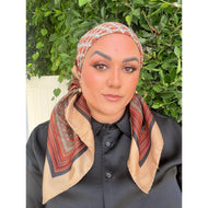 Dior Authentic Designer Headscarf, Micro-Floral-Designer headscarf-The Little Tichel Lady