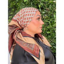 Dior Authentic Designer Headscarf, Micro-Floral-Designer headscarf-The Little Tichel Lady