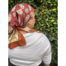 Cartier Authentic Designer Headscarf, Cartier Chain Print-Designer headscarf-The Little Tichel Lady