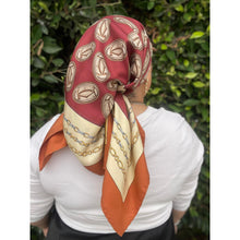 Cartier Authentic Designer Headscarf, Cartier Chain Print-Designer headscarf-The Little Tichel Lady