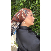 Lanvin Authentic Designer Headscarf, Neutral Print-Designer headscarf-The Little Tichel Lady