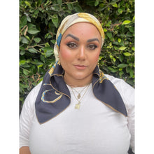 Ferragamo Authentic Vintage Designer Headscarf, Tiger in the Wild-Designer headscarf-The Little Tichel Lady