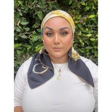 Ferragamo Authentic Vintage Designer Headscarf, Tiger in the Wild-Designer headscarf-The Little Tichel Lady