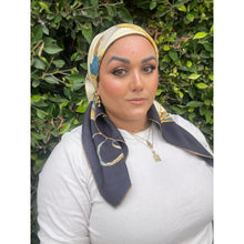 Ferragamo Authentic Vintage Designer Headscarf, Tiger in the Wild-Designer headscarf-The Little Tichel Lady