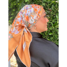 Dior Authentic Designer Headscarf, Painterly Floral-Designer headscarf-The Little Tichel Lady