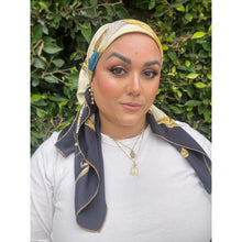 Ferragamo Authentic Vintage Designer Headscarf, Tiger in the Wild-Designer headscarf-The Little Tichel Lady