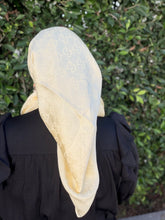 Luxe Inspired Large G Print Square Headcover - Canary-square-The Little Tichel Lady