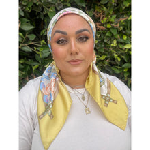 Gucci Authentic Vintage Designer Headscarf, Flora Print-Designer headscarf-The Little Tichel Lady