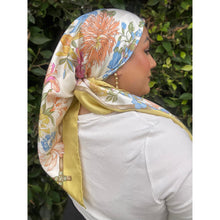 Gucci Authentic Vintage Designer Headscarf, Flora Print-Designer headscarf-The Little Tichel Lady