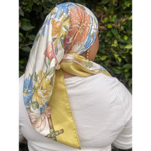 Gucci Authentic Vintage Designer Headscarf, Flora Print-Designer headscarf-The Little Tichel Lady