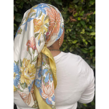 Gucci Authentic Vintage Designer Headscarf, Flora Print-Designer headscarf-The Little Tichel Lady
