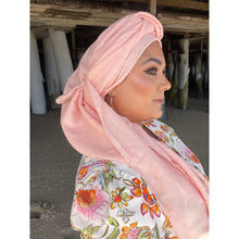 Basket Breeze XL Square - Pink Coral-Squares-The Little Tichel Lady