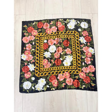 Chanel Authentic Vintage Designer Headscarf, Camellia Floral-Designer headscarf-The Little Tichel Lady