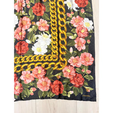 Chanel Authentic Vintage Designer Headscarf, Camellia Floral-Designer headscarf-The Little Tichel Lady
